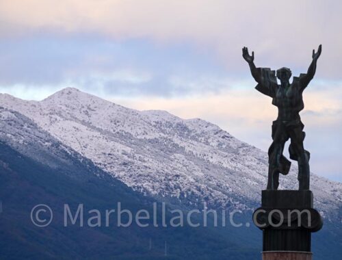 nieve en marbella