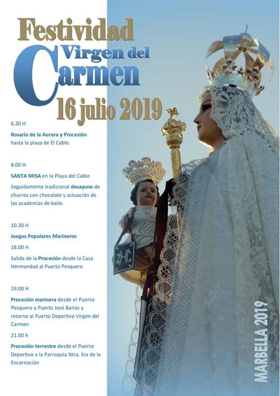 virgen del carmen marbella
