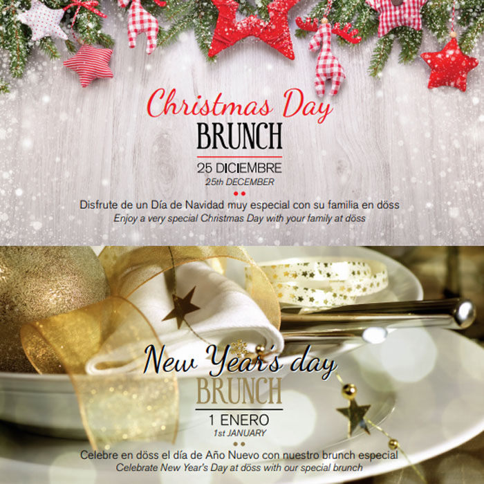 brunch de navidad en döss marbella