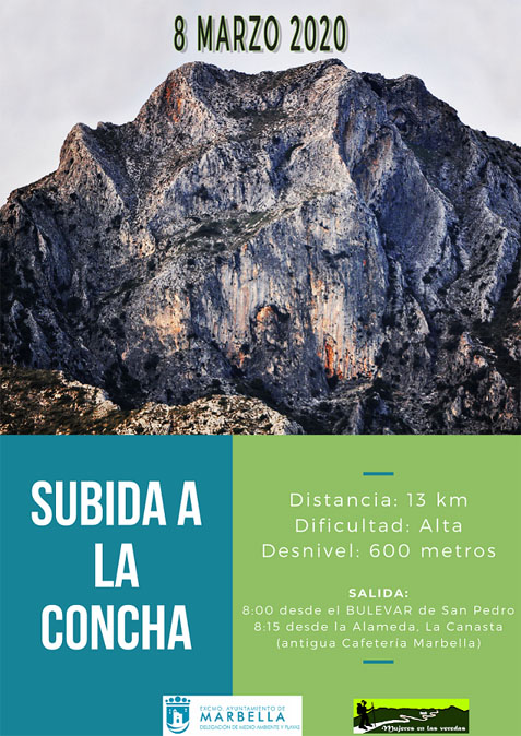 subidda a la concha de marbella