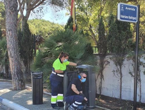 papeleras ayuntamiento de marbella