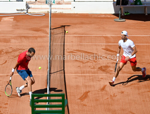 Novak Djokovic ya entrena en Marbella