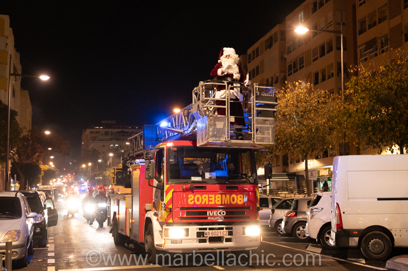 papá noel en marbella