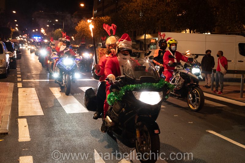 papá noel en marbella