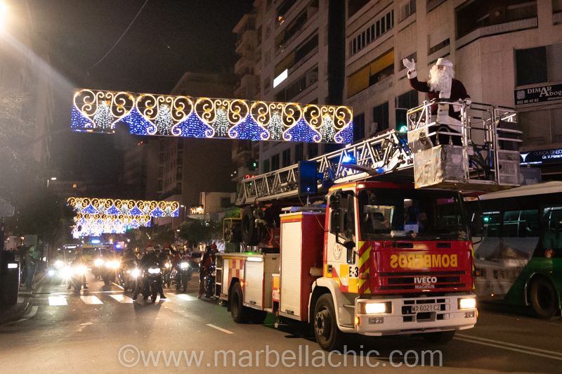 papá noel en marbella