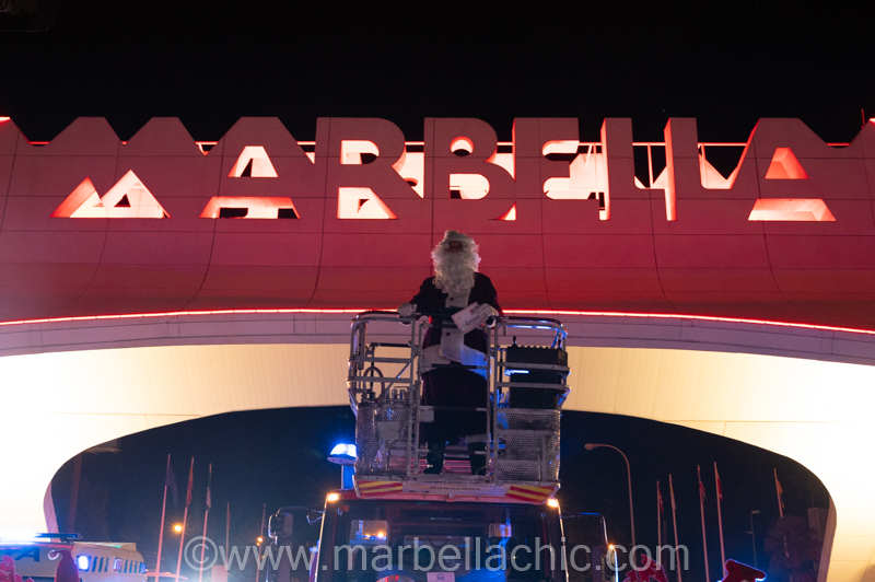 papá noel en marbella