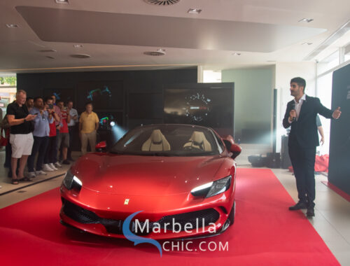 feerrari 296 GTS en c. de salamanca marbella