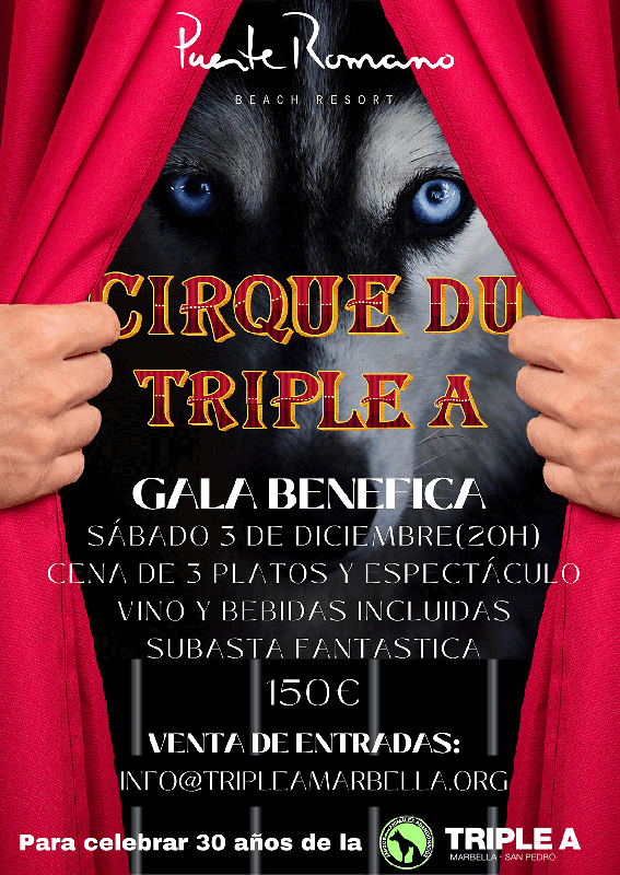 Cena de gala de celebración del 30 aniversario