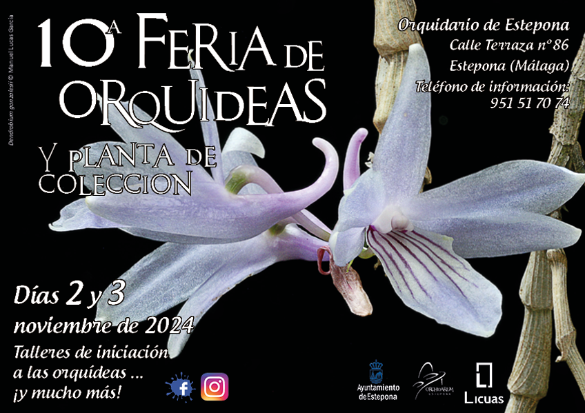  El Parque Botánico Orquidario de Estepona acogerá la celebración de la X Feria de Orquídeas