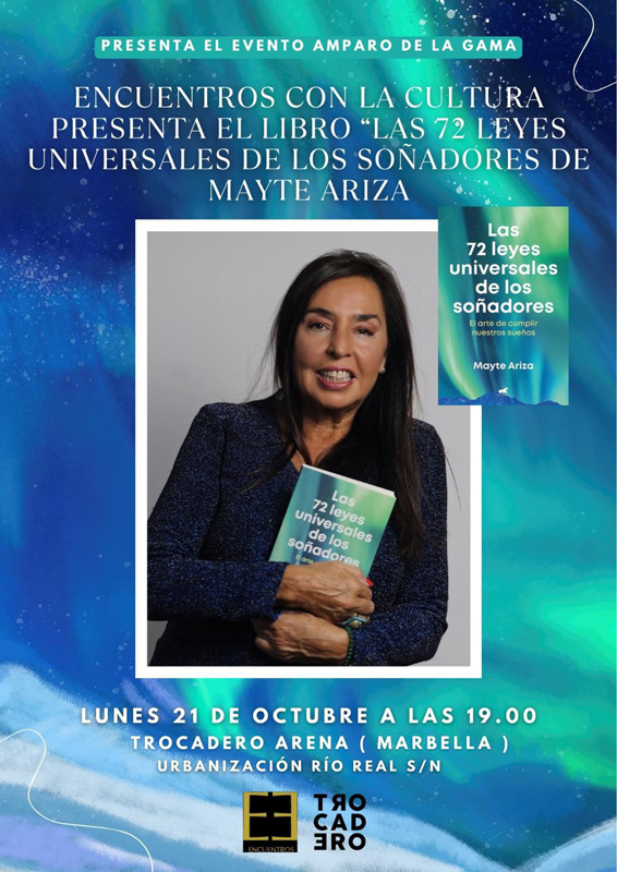 Mayte Ariza presenta libro en Trocadero Arena