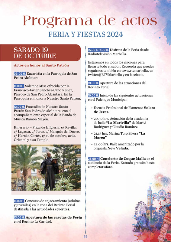 Programa Feria San Pedro 2024