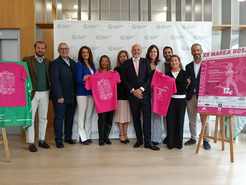 Presentación de la XII Edición de la Carrera “Marea Rosa” de Marbella