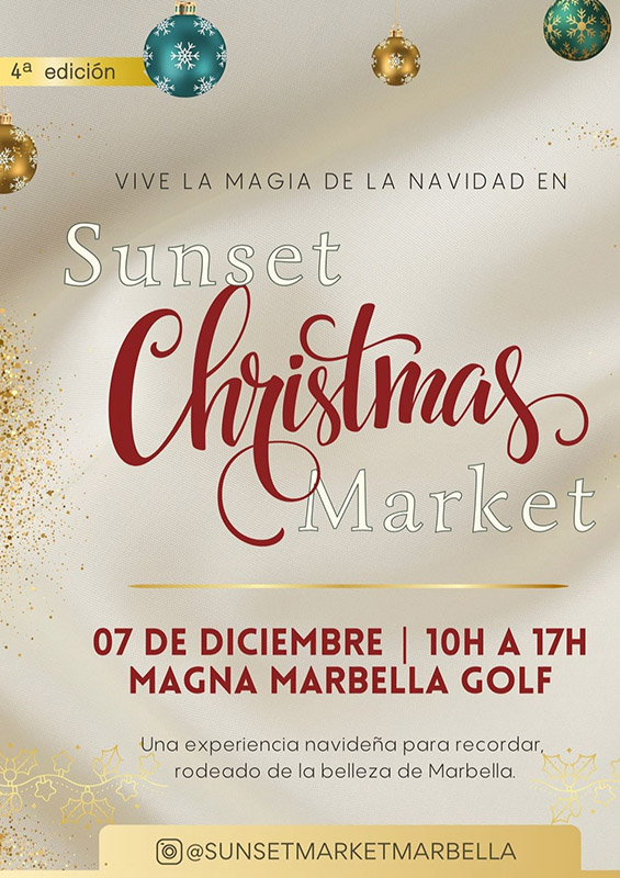 Sunset Christmas Market Magna Marbella Golf