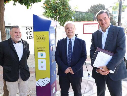 Parquímetros solidarios en Marbella