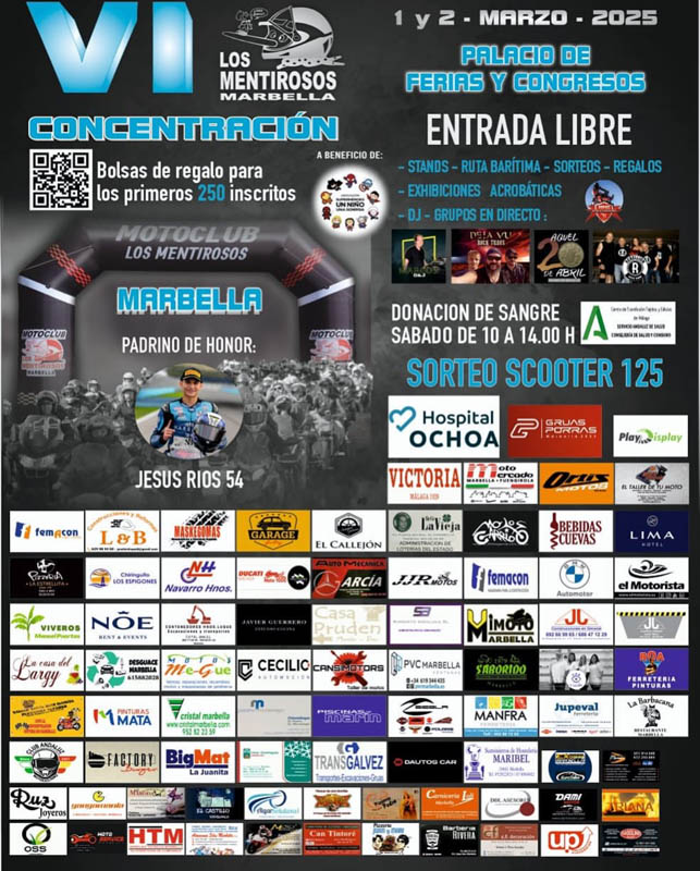 concentración motos en marbella