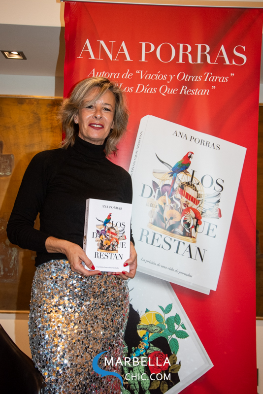 Ana Porras presenta su primera novela en el hotel Don Pepe Marbella