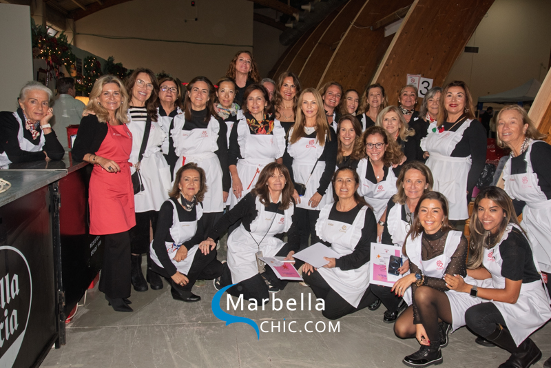 Inauguración de la XX edición del Bazar de Navidad de Cáritas Marbella