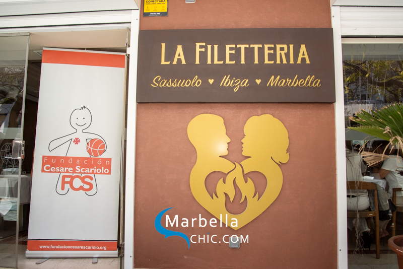 Almuerzo solidario de la Fundación Cesare Scariolo en la Filetteria Marbella