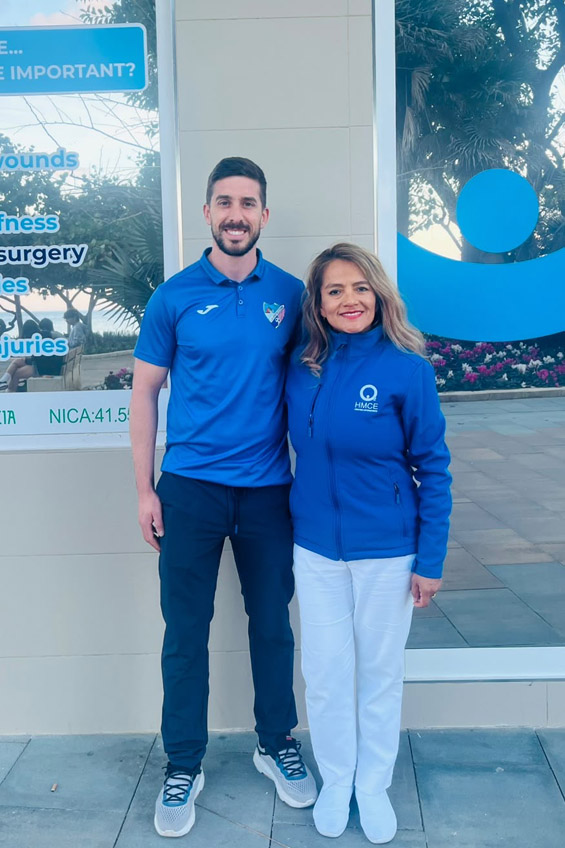 El Centro Hiperbárico de Estepona contribuye a la permanencia del CD Estepona